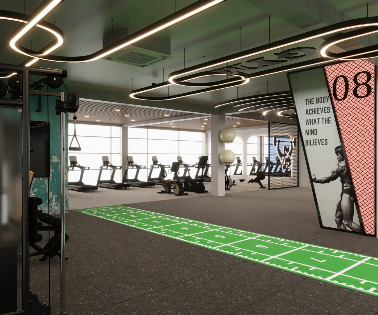 Golds Gym  project view 3