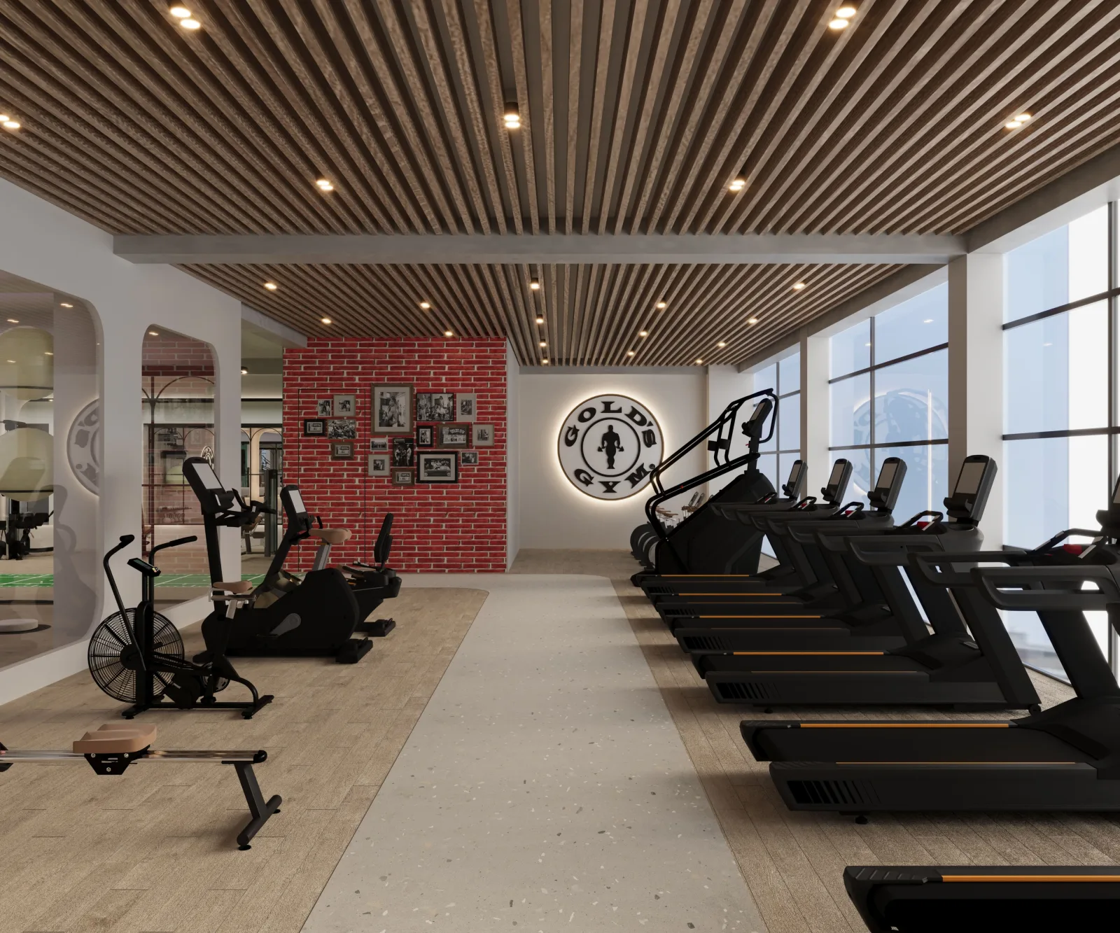 Golds Gym project view 1